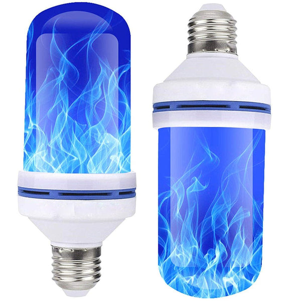 Gadget Gerbil Blue / E26 LED Fire Flame Light Bulb