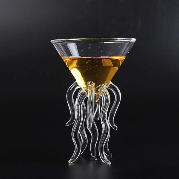 Gadget Gerbil Jellyfish Martini Glass