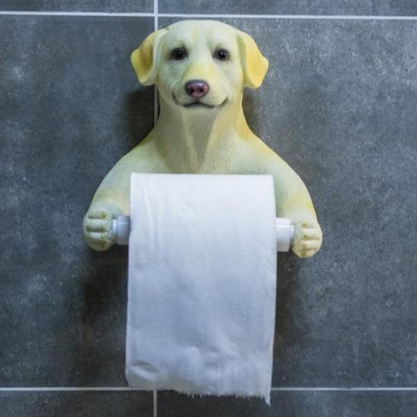 Labrador Toilet Paper Holder [FREE Shipping] Gadget Gerbil