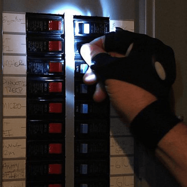Gadget Gerbil LED Flashlight Finger Gloves