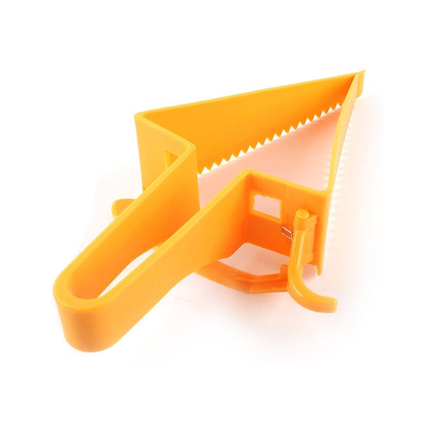 Gadget Gerbil Orange Adjustable Cake Divider Slicer Triangle Baking Pastry Divider Plastic Baking Cutter Reusable Cakes Knife