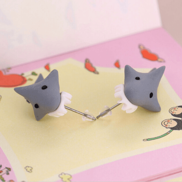 Gadget Gerbil Shark Bite Earrings