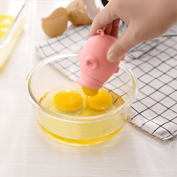 Gadget Gerbil Silicone Pig Shaped Egg Yolk Separator