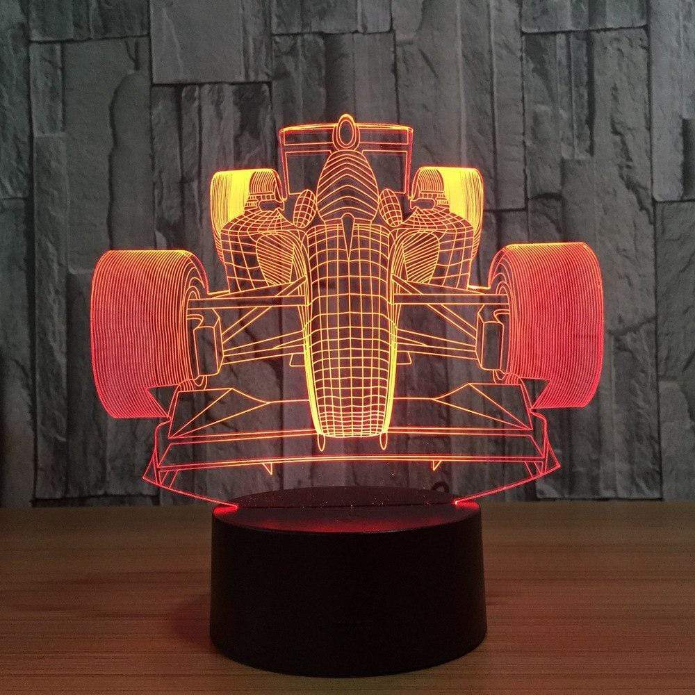 Gadget Gerbil 1 style 3D LED Race Car Lamp