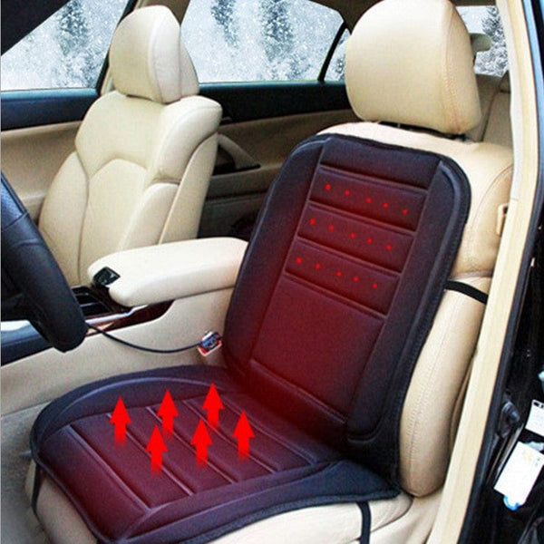 Gadget Gerbil 12V Heated Car Seat Cushion Cover