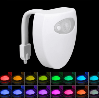 Gadget Gerbil 16colors LED Motion Sensor Toilet Light