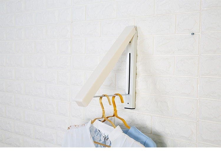 Gadget Gerbil 1pc Wall Mounted Retractable Clothes Rack