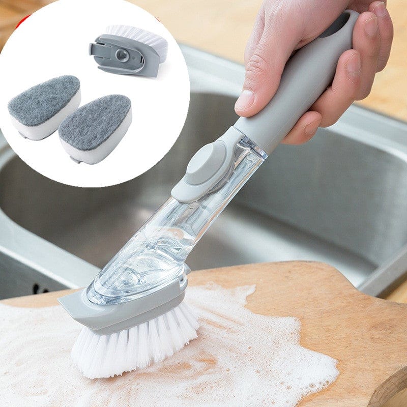 Gadget Gerbil 2 In 1 Dishwashing Handle Cleaning Brush
