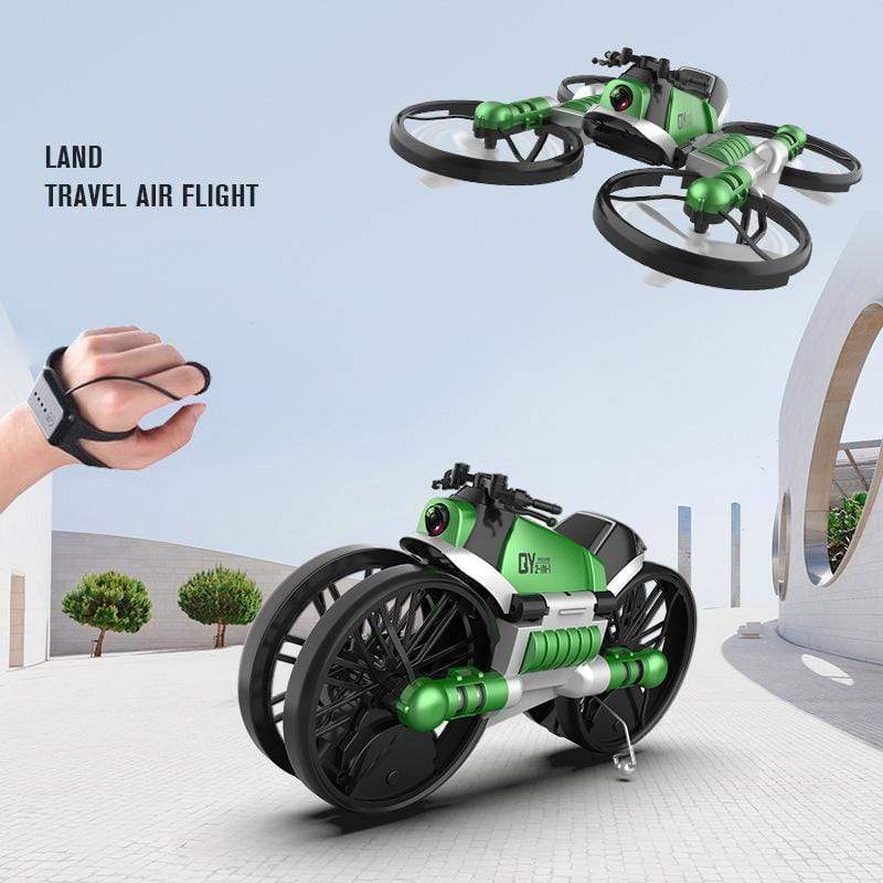 Gadget Gerbil 2 in 1 Quadcopter Motorcycle Drone