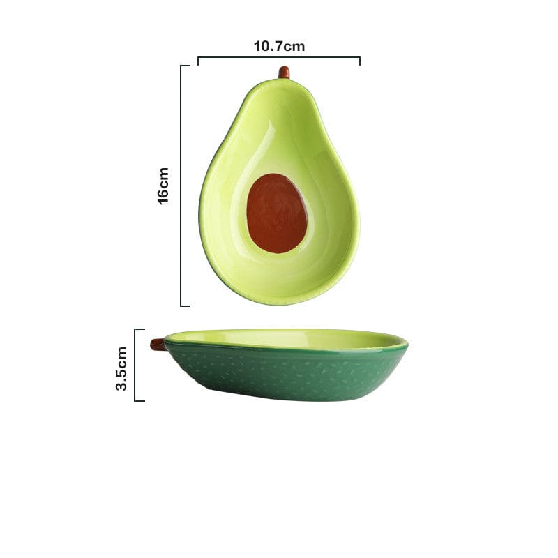 Gadget Gerbil 2 Style Ceramic Avocado Plate