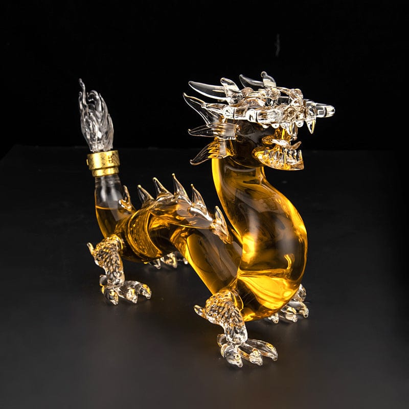 Gadget Gerbil 33.8oz (1-Liter) Glass Dragon Shaped Decanter