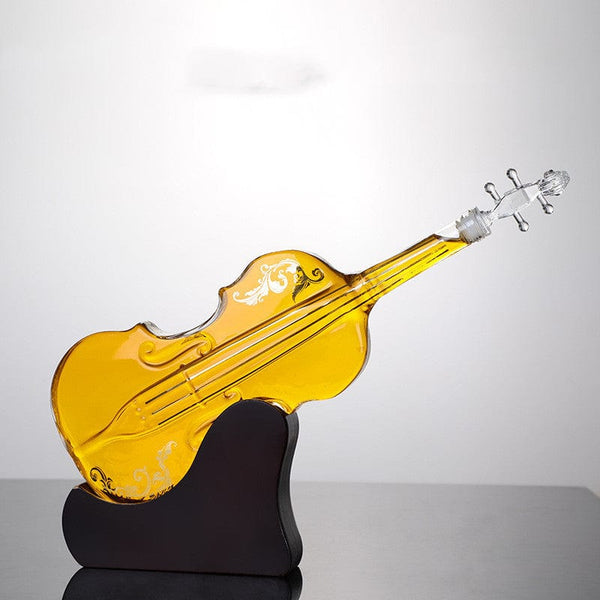 Gadget Gerbil 33.8oz (1-Liter) Glass Violin Shaped Decanter