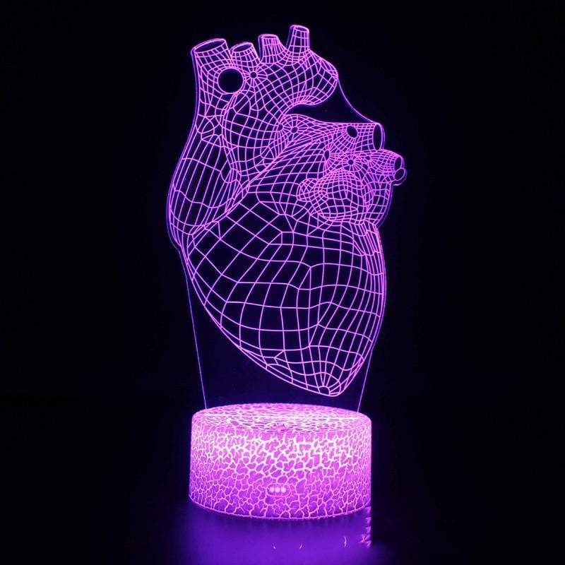 Gadget Gerbil 3D LED Heart Lamp