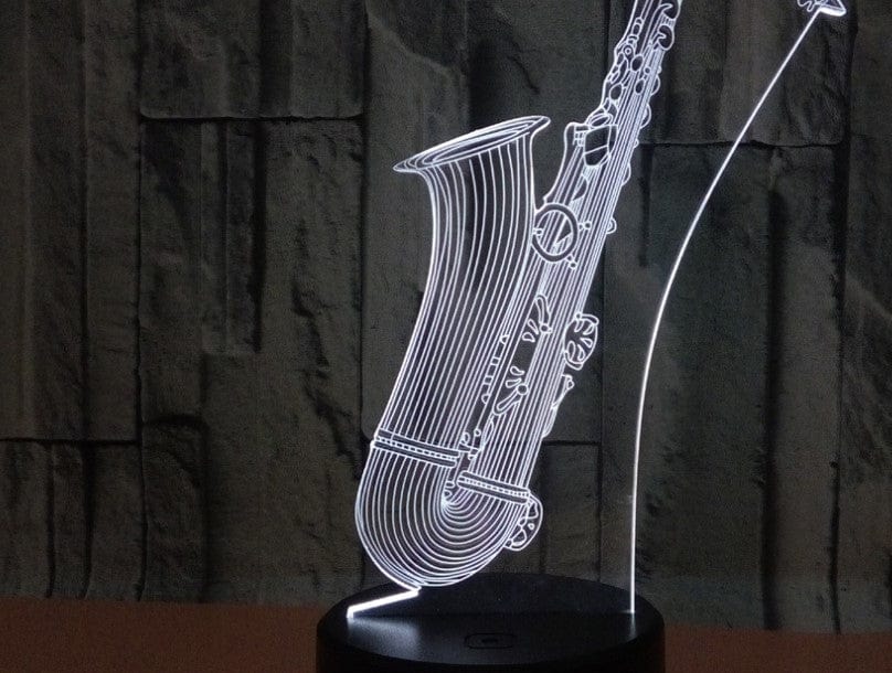 Gadget Gerbil 3D LED Saxophone Lamp