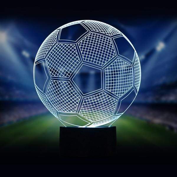Gadget Gerbil 3D LED Soccer Ball Lamp Night Light (16 Color Remote)