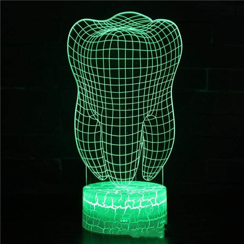 Gadget Gerbil 3D LED Tooth Lamp