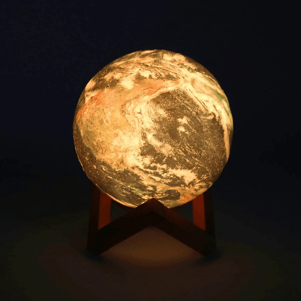 Gadget Gerbil 3D Printed Earth Lamp