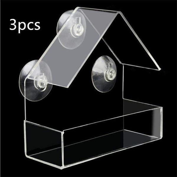 Gadget Gerbil 3pcs Suction Cup Bird Feeder