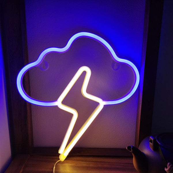 Gadget Gerbil 5 Style Thunderstorm Neon Sign