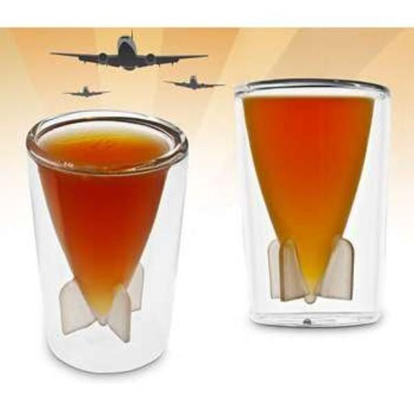 Gadget Gerbil 51 Bombs Away Shot Glass