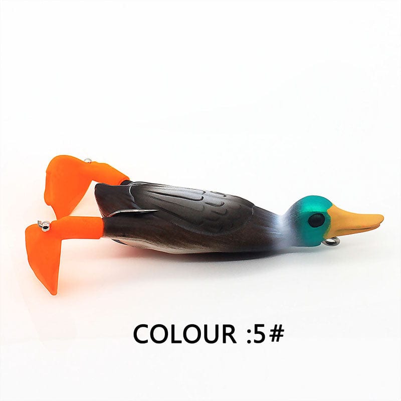 Gadget Gerbil 5colour Duck Shaped Fishing Lure