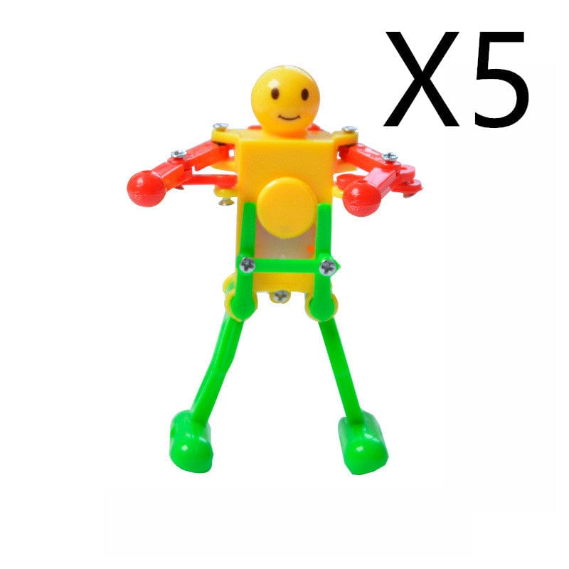Gadget Gerbil Random color / 5PCS Clockwork Dancing Robot Toy