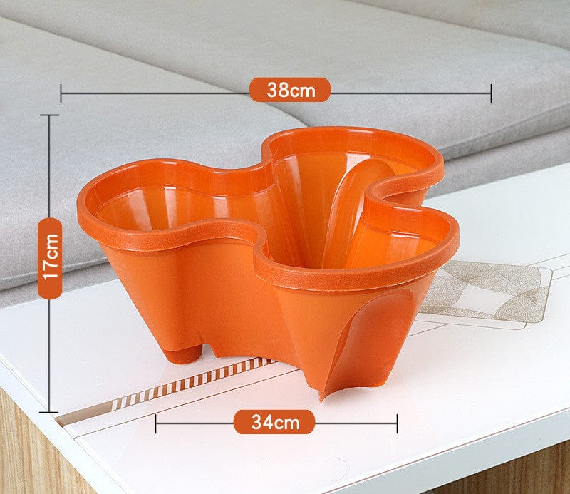 Gadget Gerbil 6 color / Three petals Three-Petal Stackable Plant Pot