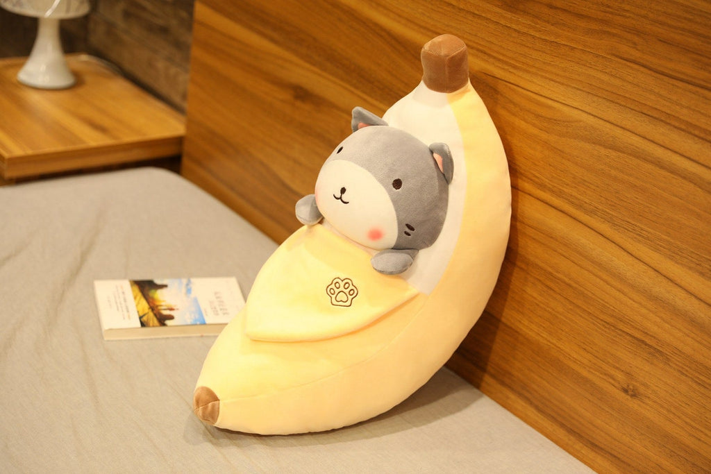 Gadget Gerbil 60 cm Cat Banana Plush Toy