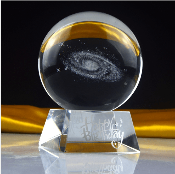 Gadget Gerbil 60mm Milky Way Galaxy Crystal Ball
