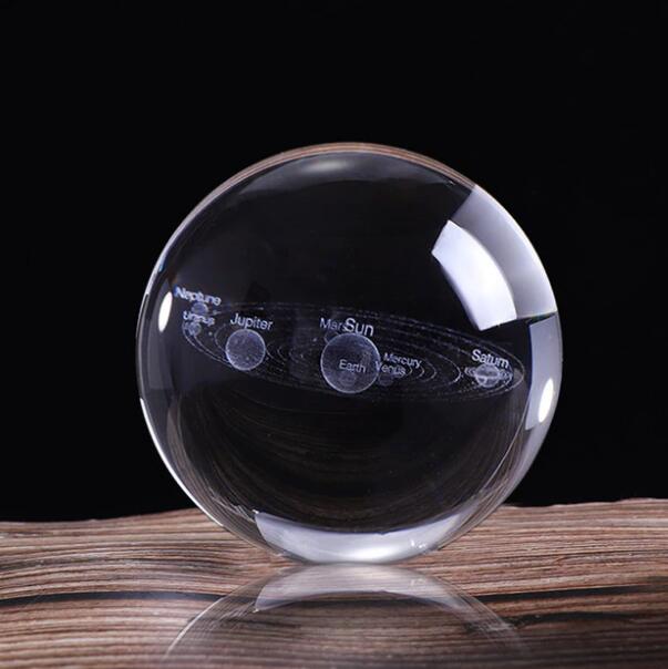 Gadget Gerbil 60mm / No base Solar System Crystal Ball