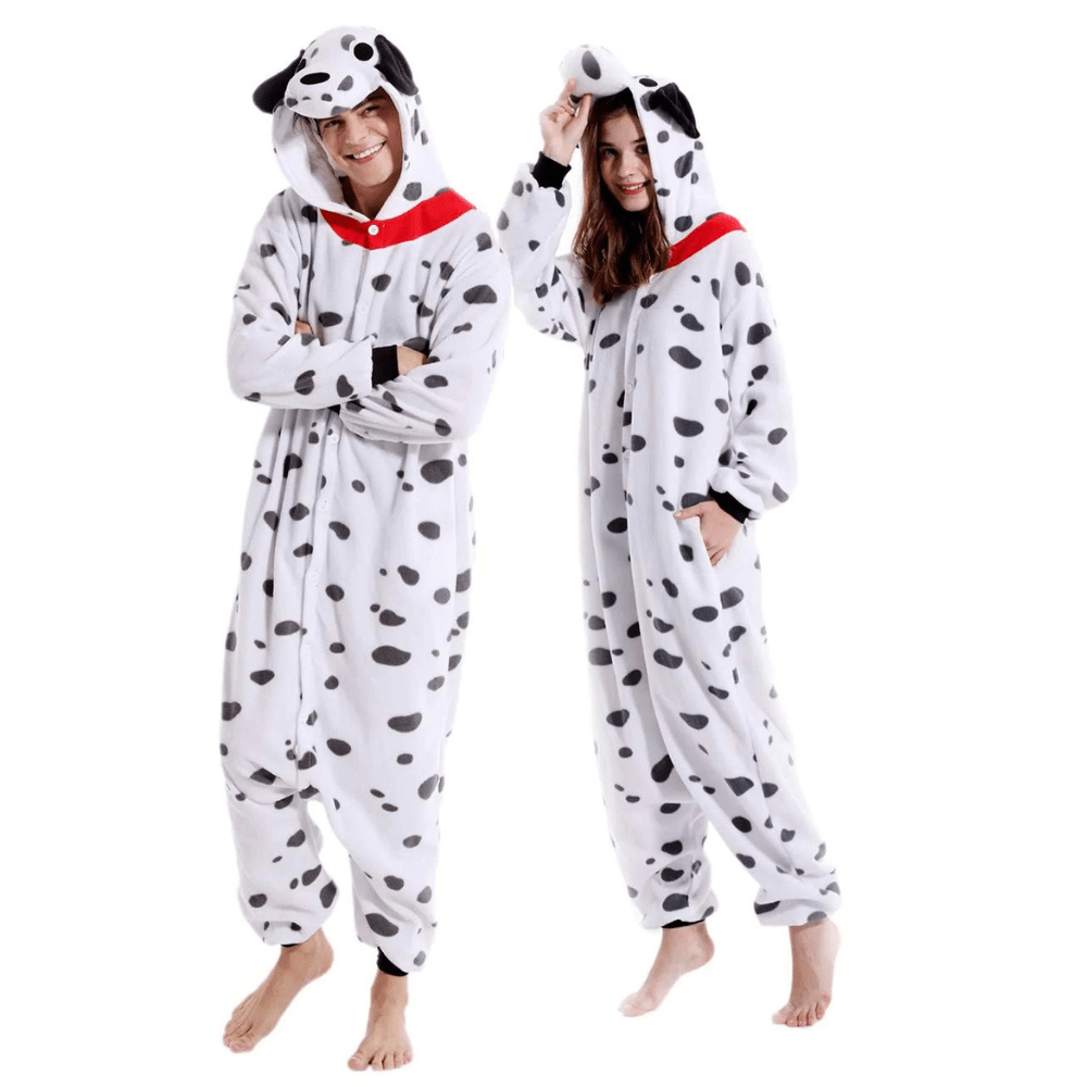Gadget Gerbil Adult Dalmatian Onesie Pajamas