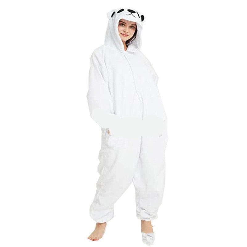 Gadget Gerbil Adult Polar Bear Onesie Pajamas