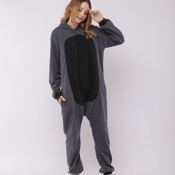 Gadget Gerbil Adult Raccoon Onesie Pajamas