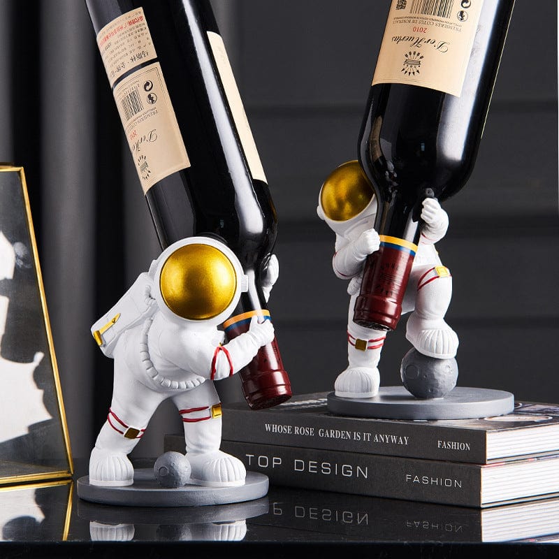 Gadget Gerbil Astronaut Carrying Wine Holder