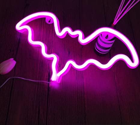 Gadget Gerbil Bat Neon Sign