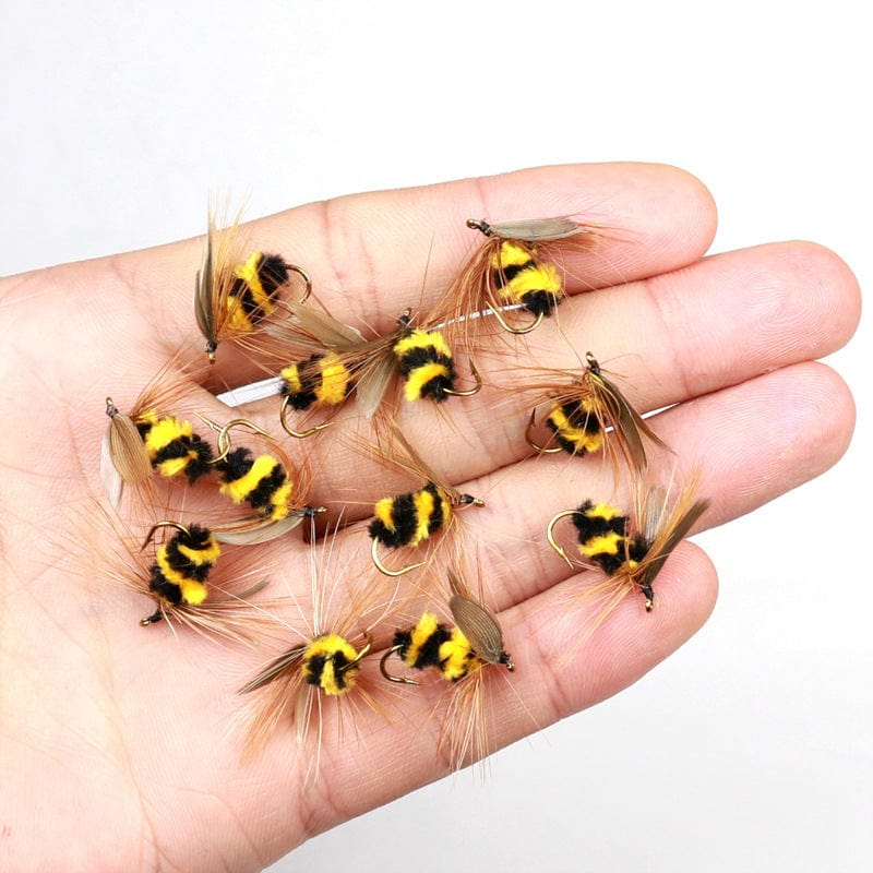 Gadget Gerbil Yellow Fly bait floating water bionic fly bee lure bait