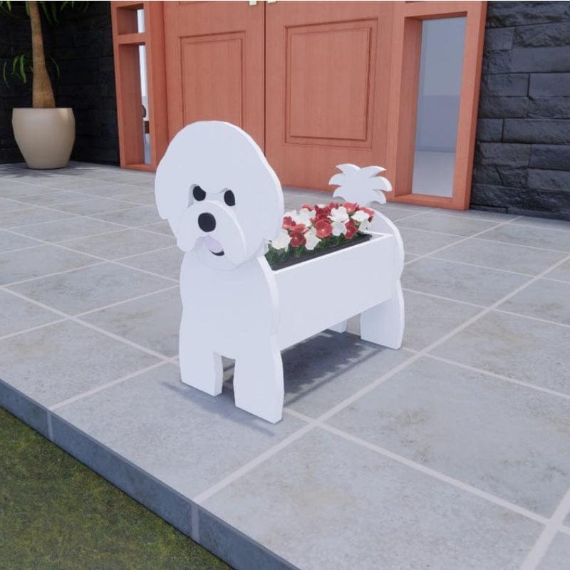 Gadget Gerbil Bichon Shaped Flower Planter