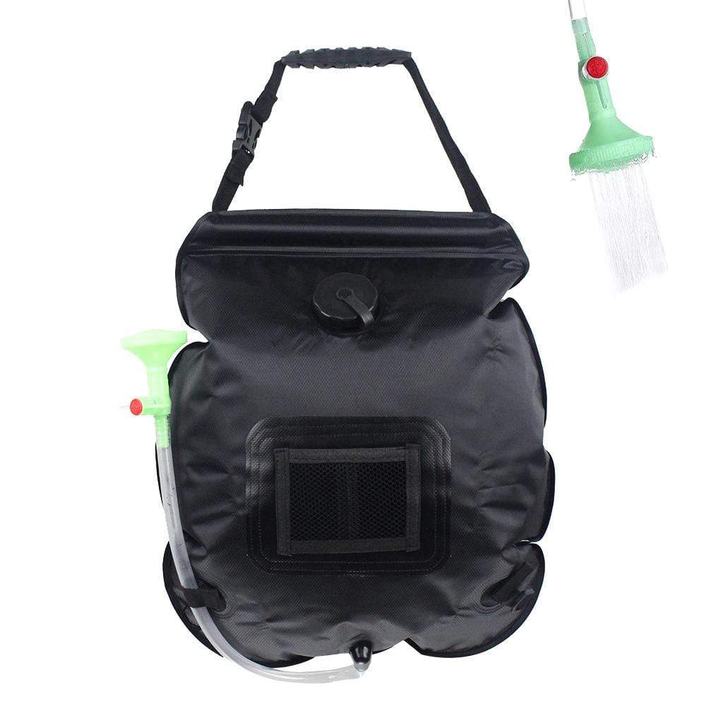 Gadget Gerbil Black / 20L Solar Camp Shower Bag
