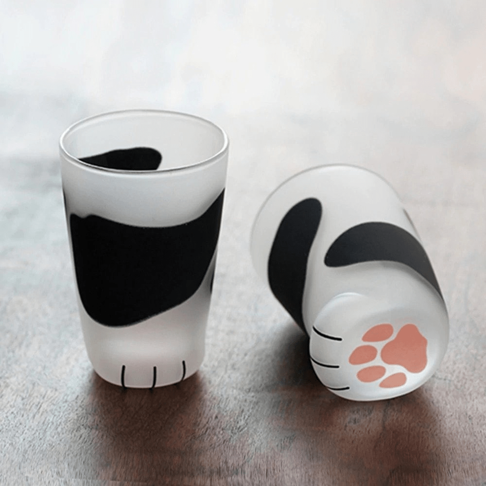 Gadget Gerbil Black Cute Cat Paw Cup