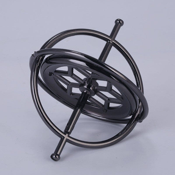 Gadget Gerbil Black / First generation gyroscope Scientific Educational Metal Finger Gyroscope
