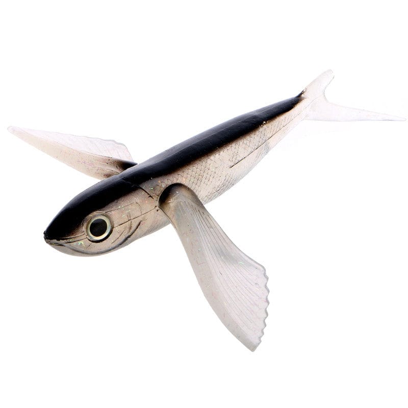 Gadget Gerbil Black Flying Fish Shaped Fishing Lure