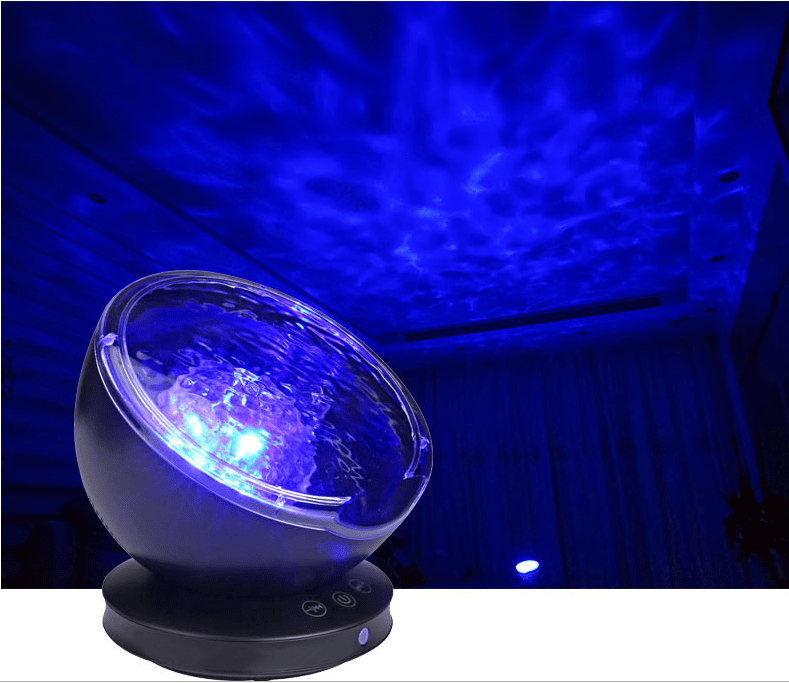 Gadget Gerbil Black Ocean Wave Projector