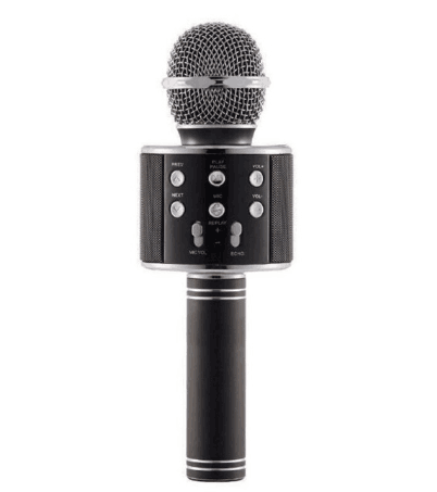 Gadget Gerbil Black ordinary Wireless Portable Bluetooth Microphone