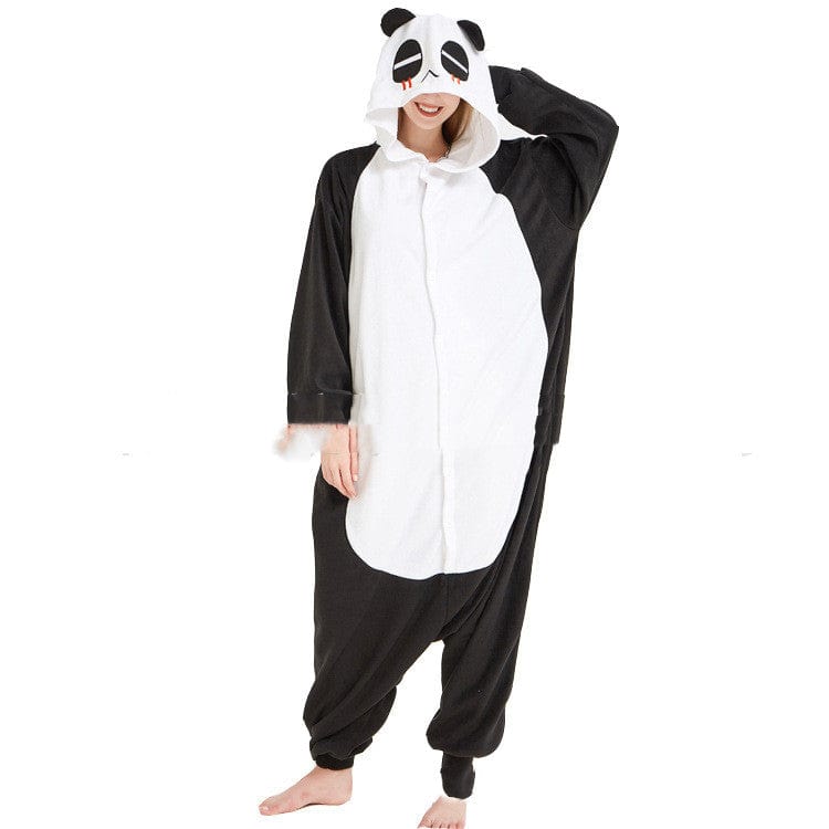 Gadget Gerbil Black / S Adult Panda Onesie Pajamas