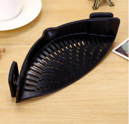 Gadget Gerbil Black Silicone Pot Strainer