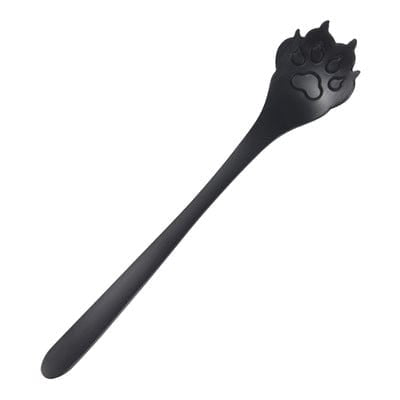 Gadget Gerbil Black Stainless Paw Spoon