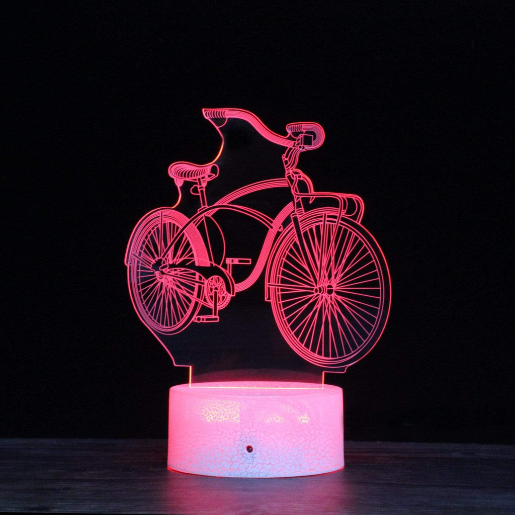 Gadget Gerbil Black / Telecontrol 3D LED Bicycle Lamp