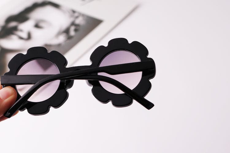 Gadget Gerbil Black Transparent Sun Flower Glasses