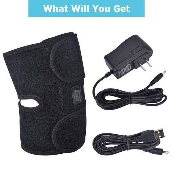Gadget Gerbil Black / US Electric Heated Knee Pad