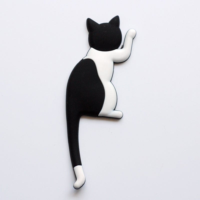 Gadget Gerbil Black white / A Cat Tail Refrigerator Magnet